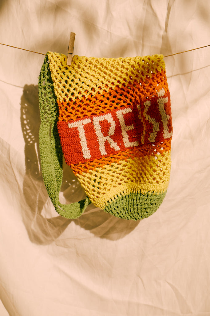 Multicolored net bag - Tresse Paris
