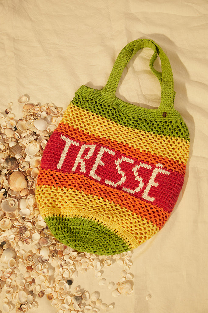 Multicolored net bag - Tresse Paris